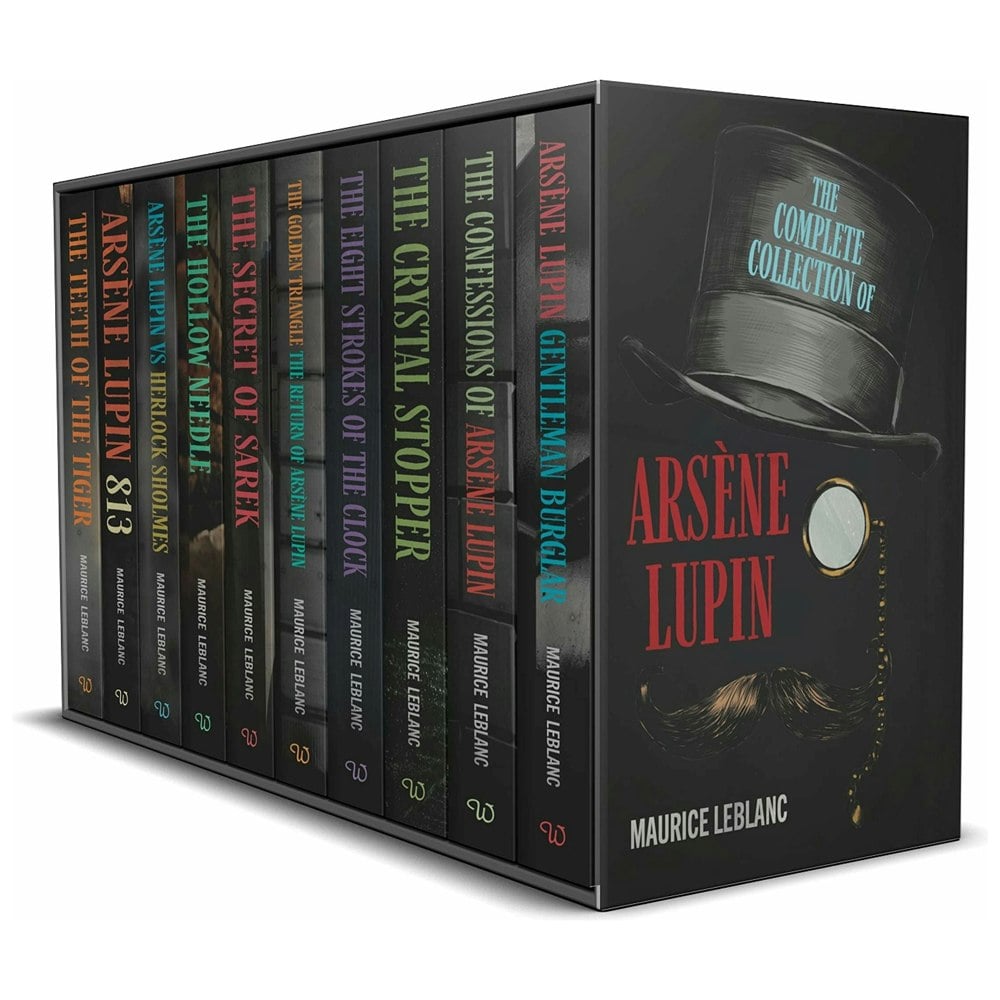 The Complete Collection of Arsene Lupin 10 Book Set by Maurice LeBlanc Gentleman Burglar & MORE