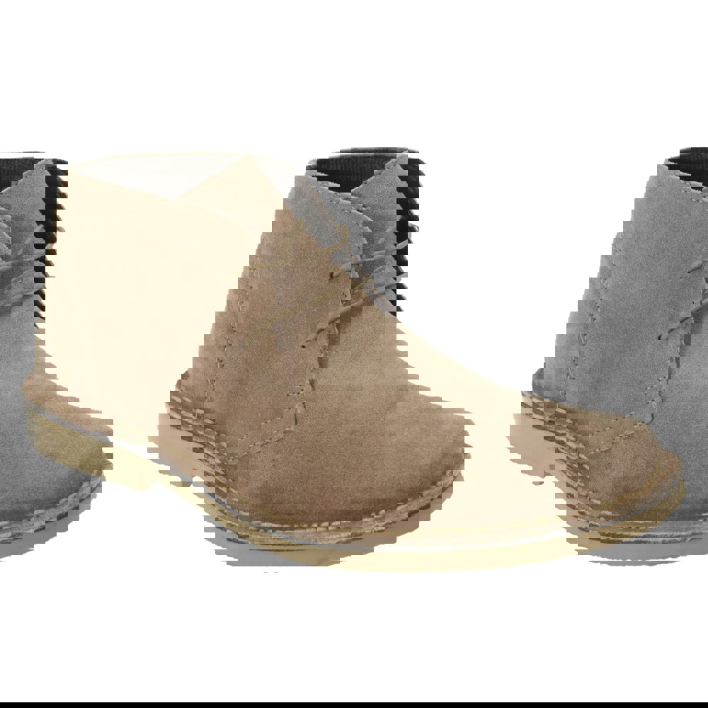Roamers Men's Real Suede Classic Desert Boots - Sand