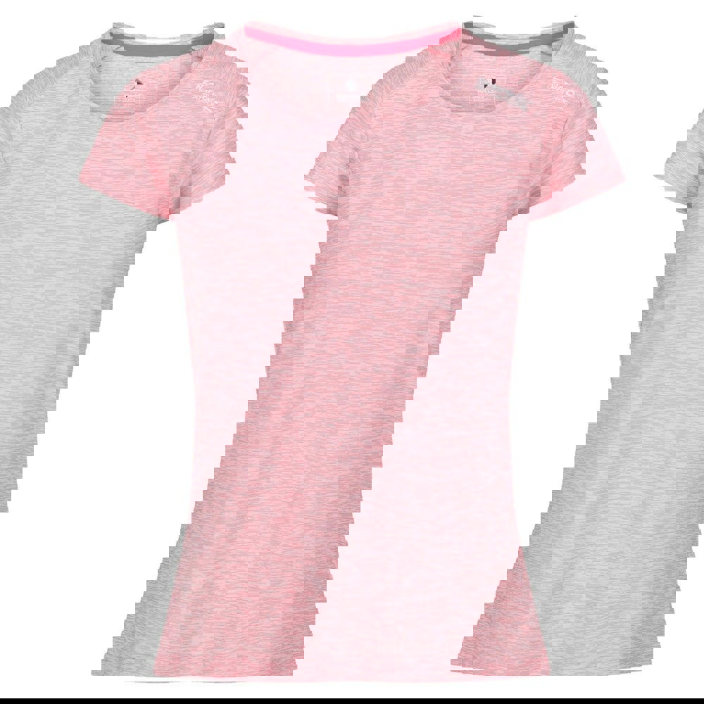 Regatta Womens/Ladies Limonite V T-Shirt - Tropical Pink