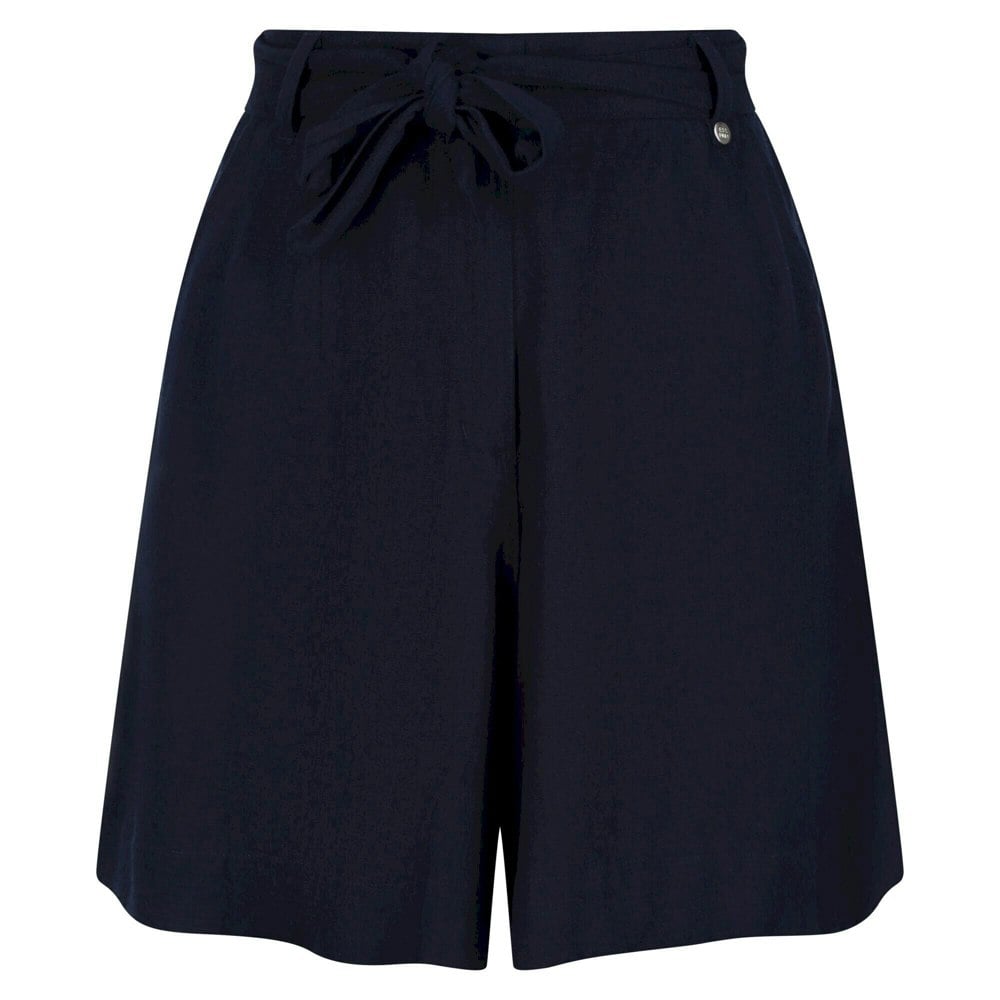 Regatta Womens Sabela Paper Bag Shorts - Navy