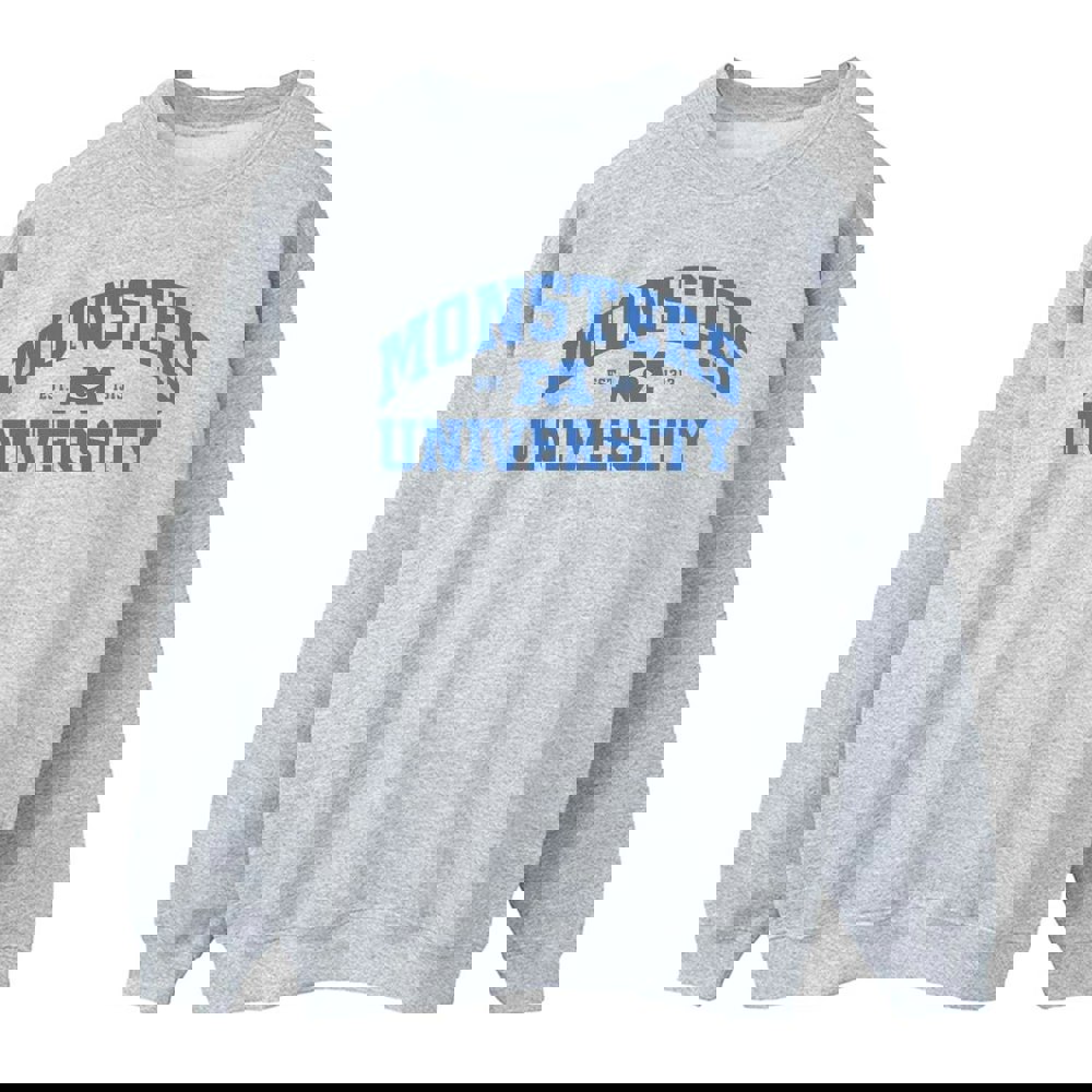 Disney Mens Monsters University Logo Sweatshirt - Sports Grey