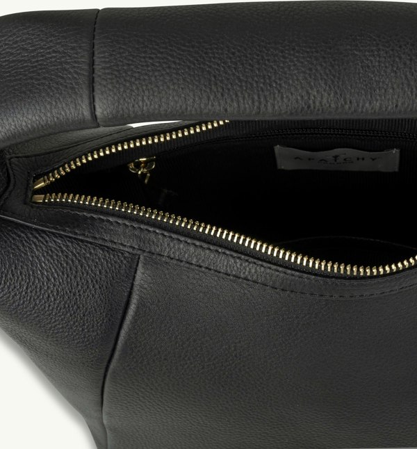 Apatchy London The Jasmine Leather Bag - Black