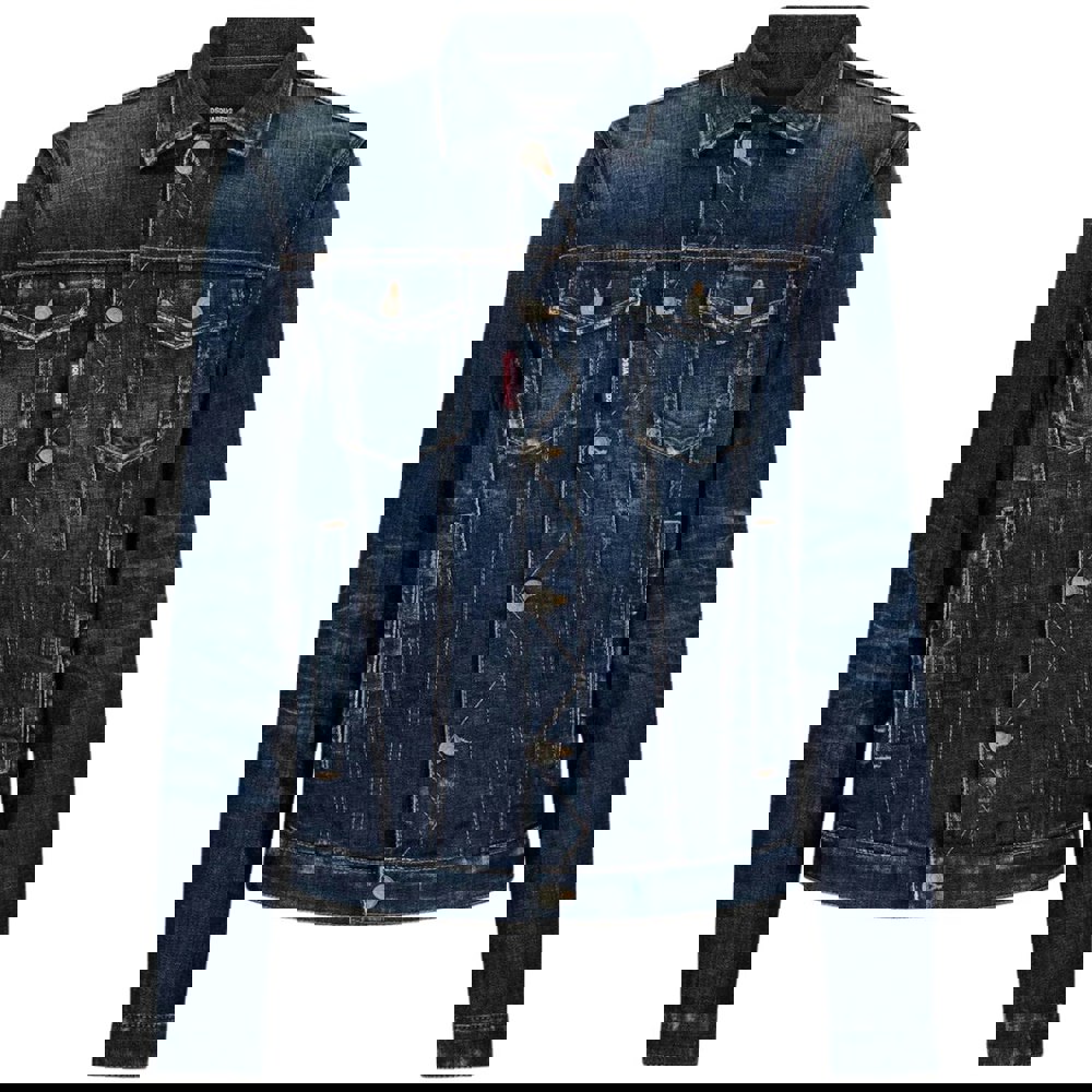 Dsquared2 Dark Navy Blue Denim Jacket M