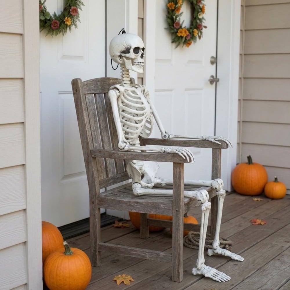 Garden Greatness Posable Full Body Skeleton Prop Decoration