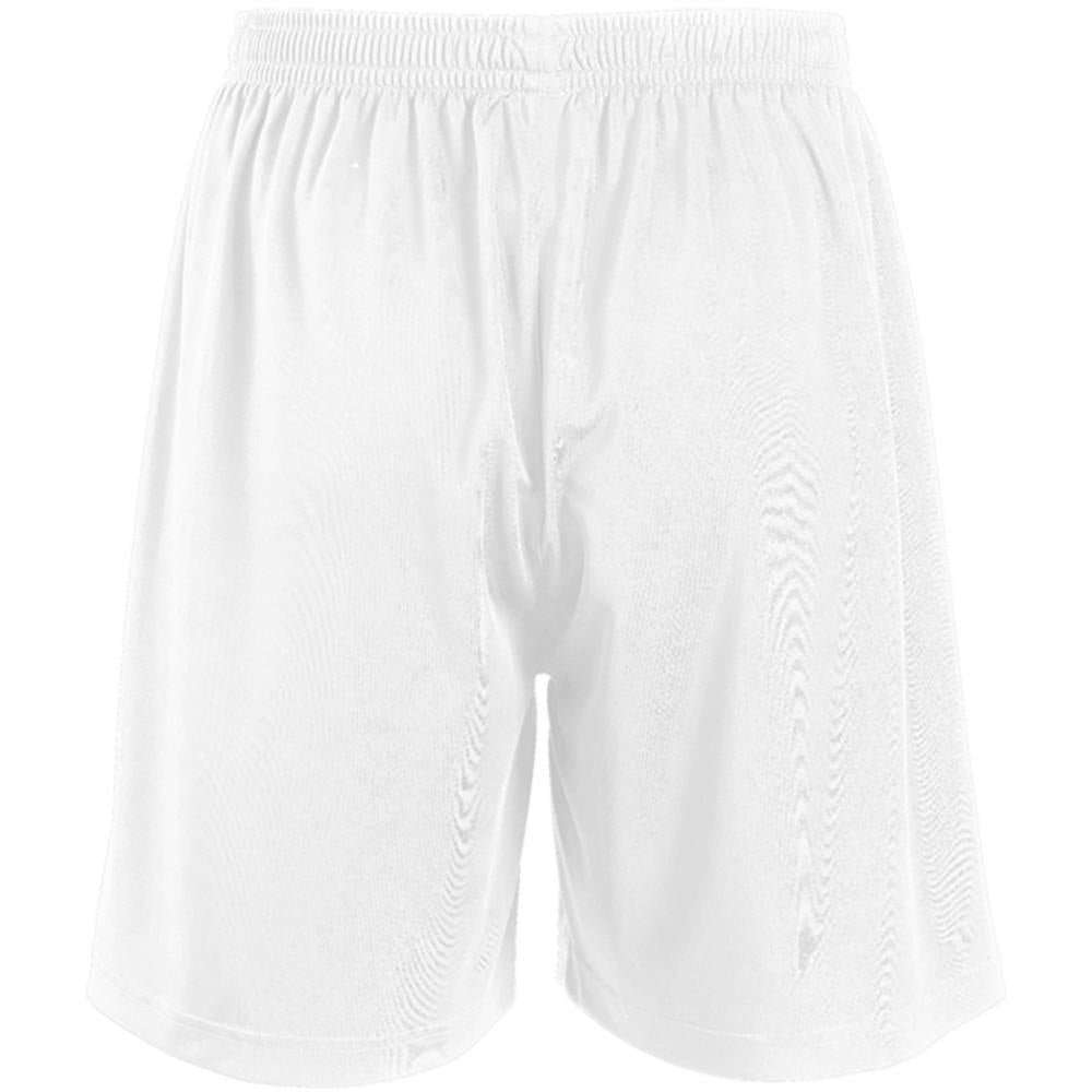 SOLS Mens San Siro 2 Sport Shorts - White