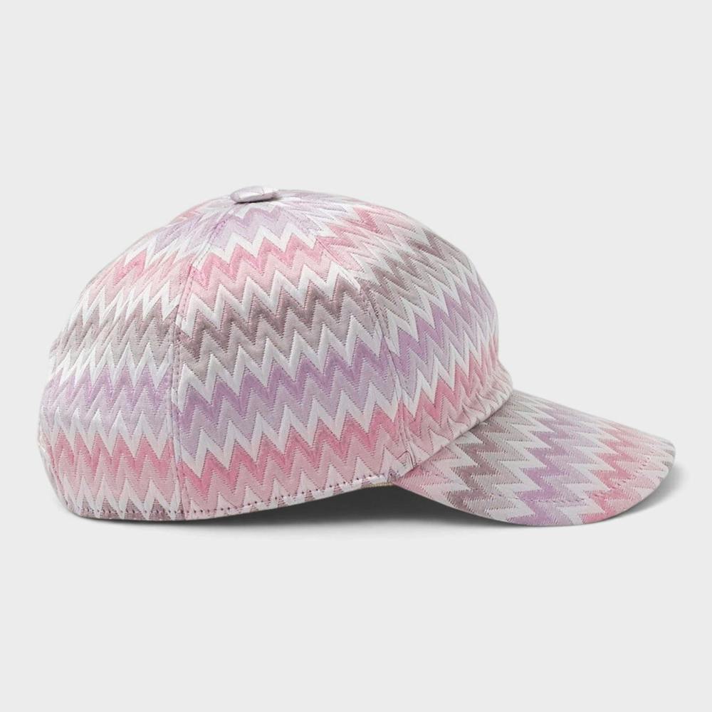 Missoni Zig Zag Print Baseball Cap Pink