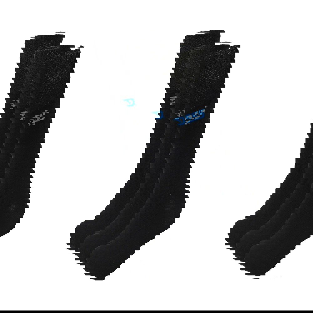 Duke Mens D555 Harold Extra Wide Socks (Pack of 3) - Black