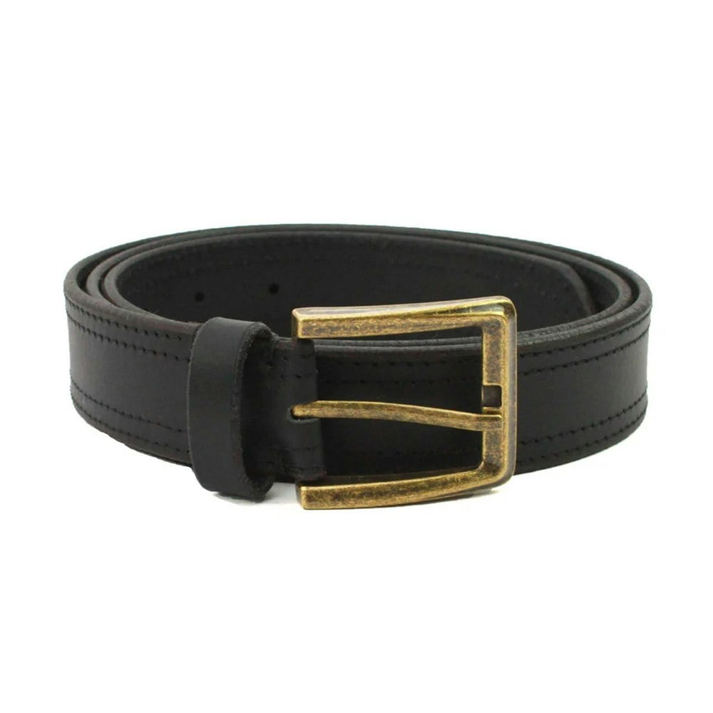 Eastern Counties Leather Mens Connor Leather Waist Belt - Black