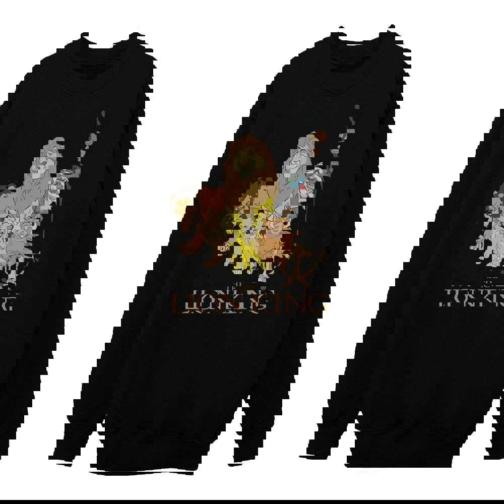 Disney Girls The Lion King Group Sweatshirt - Black