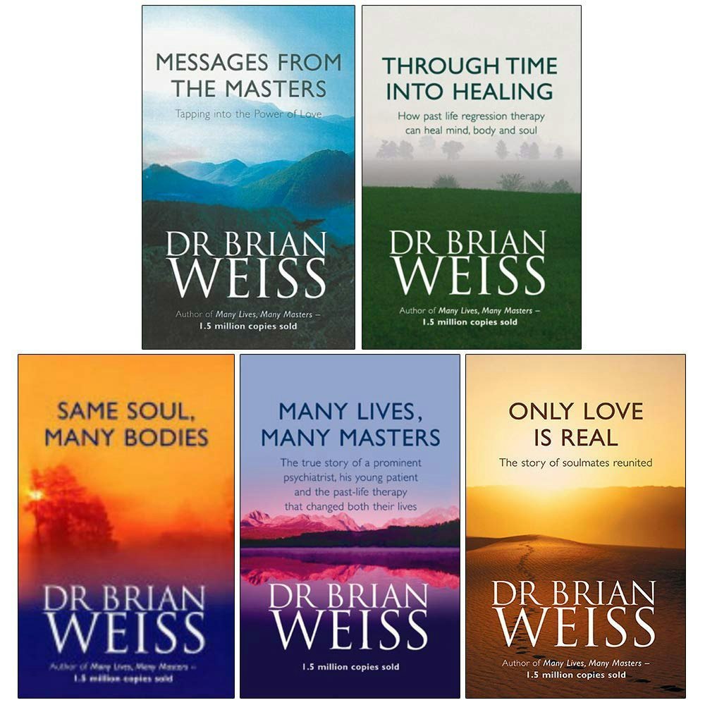 Dr. Brian Weiss 5 Books Set Messages From The Masters, Through Time Into Healing & more