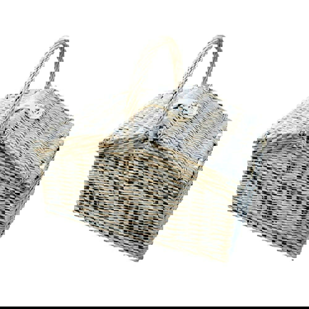 Wicker Picnic Baket with Lining