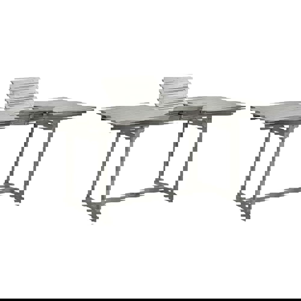 Berkfield Garden Dining Table (150-200)x100x75 cm Solid Acacia Wood