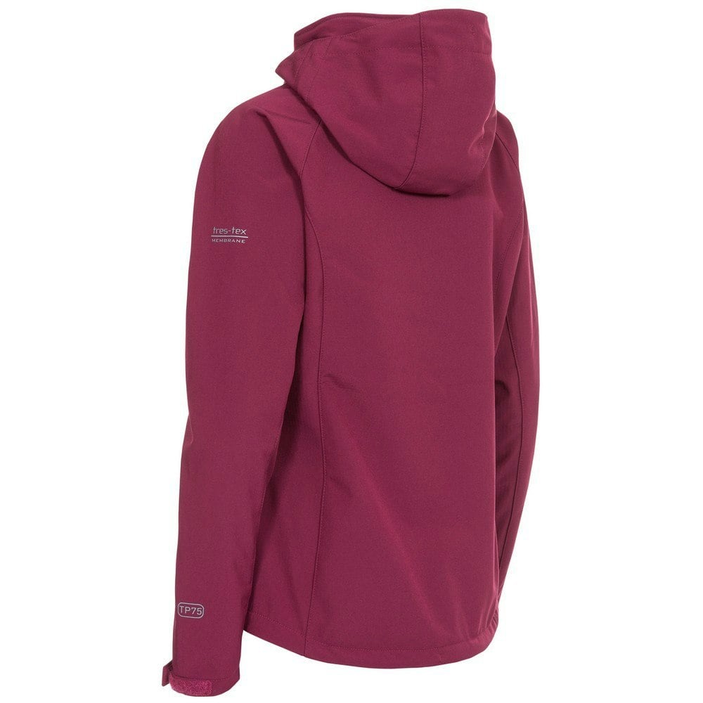 Trespass Women's Bela II Waterproof Soft Shell Jacket - Grape Wine