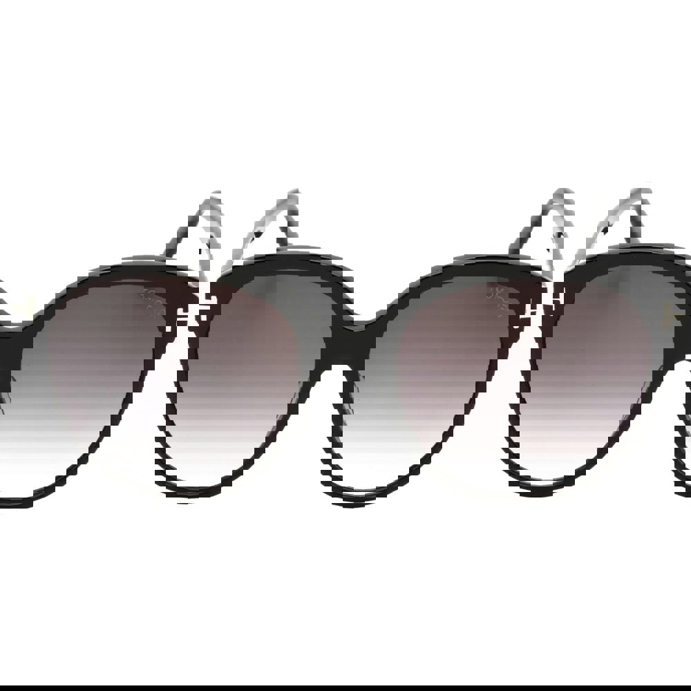 Tom Ford Gradient Smoke Lensed Shiny Black Plastic Sunglasses One Size