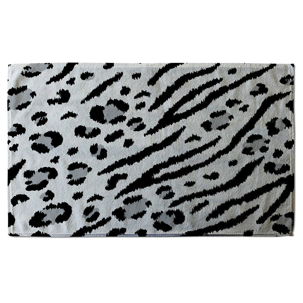 Benjamin Tate Design Zebra & Leopard Print (Bath Towel)