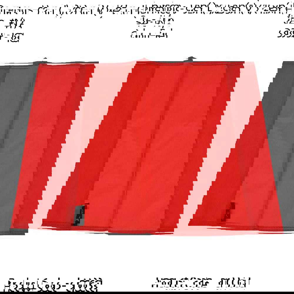 Single All Weather Football Corner Flag - RED - Outdoor Polyester