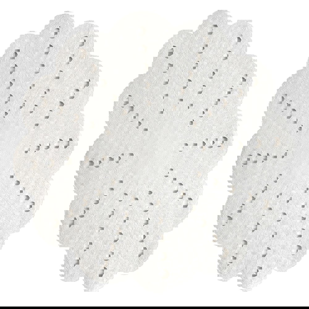 Showerdrape Petal White Anti-slip Shower Mat 540mm