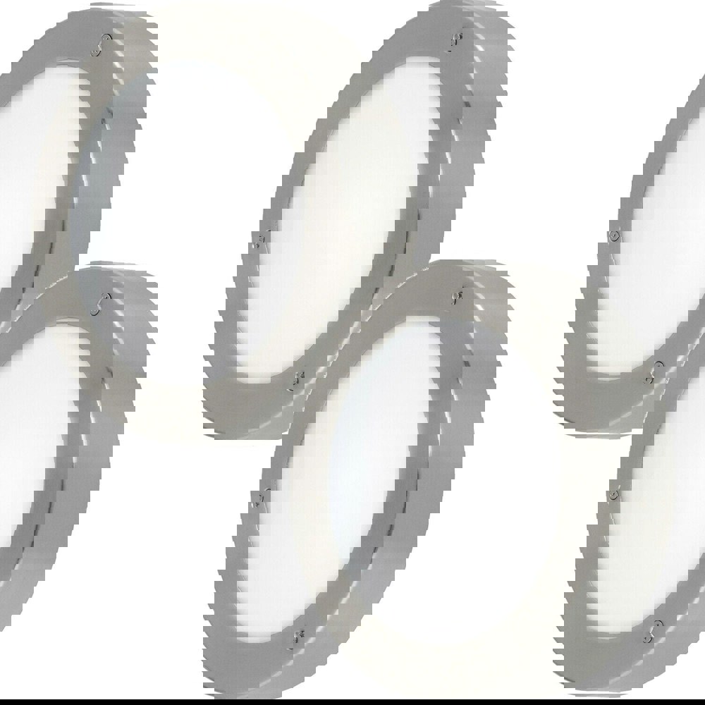 2 PACK IP44 Outdoor Wall Light Stainless Steel 5.4W Built in LED Porch Lamp Loops