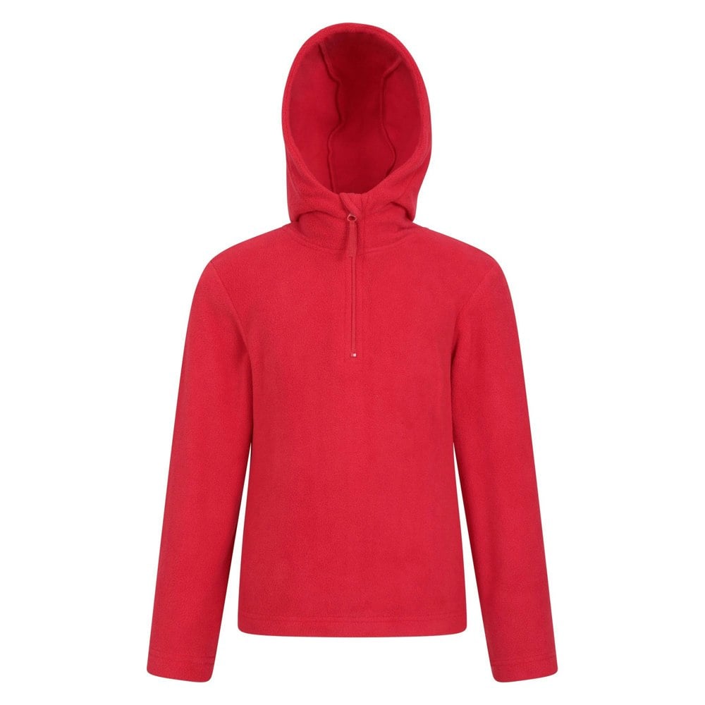 Mountain Warehouse Kids Camber II Fleece Hoodie - Dark Red