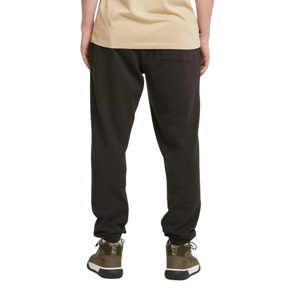 Timberland Mens Woven Badge Jogging Bottoms - Black