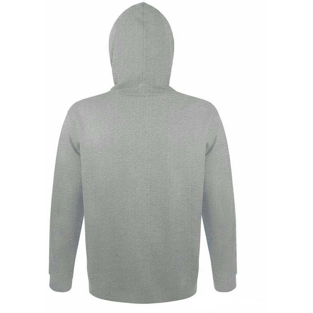 SOLS Snake Unisex Hooded Sweatshirt / Hoodie - Grey Marl