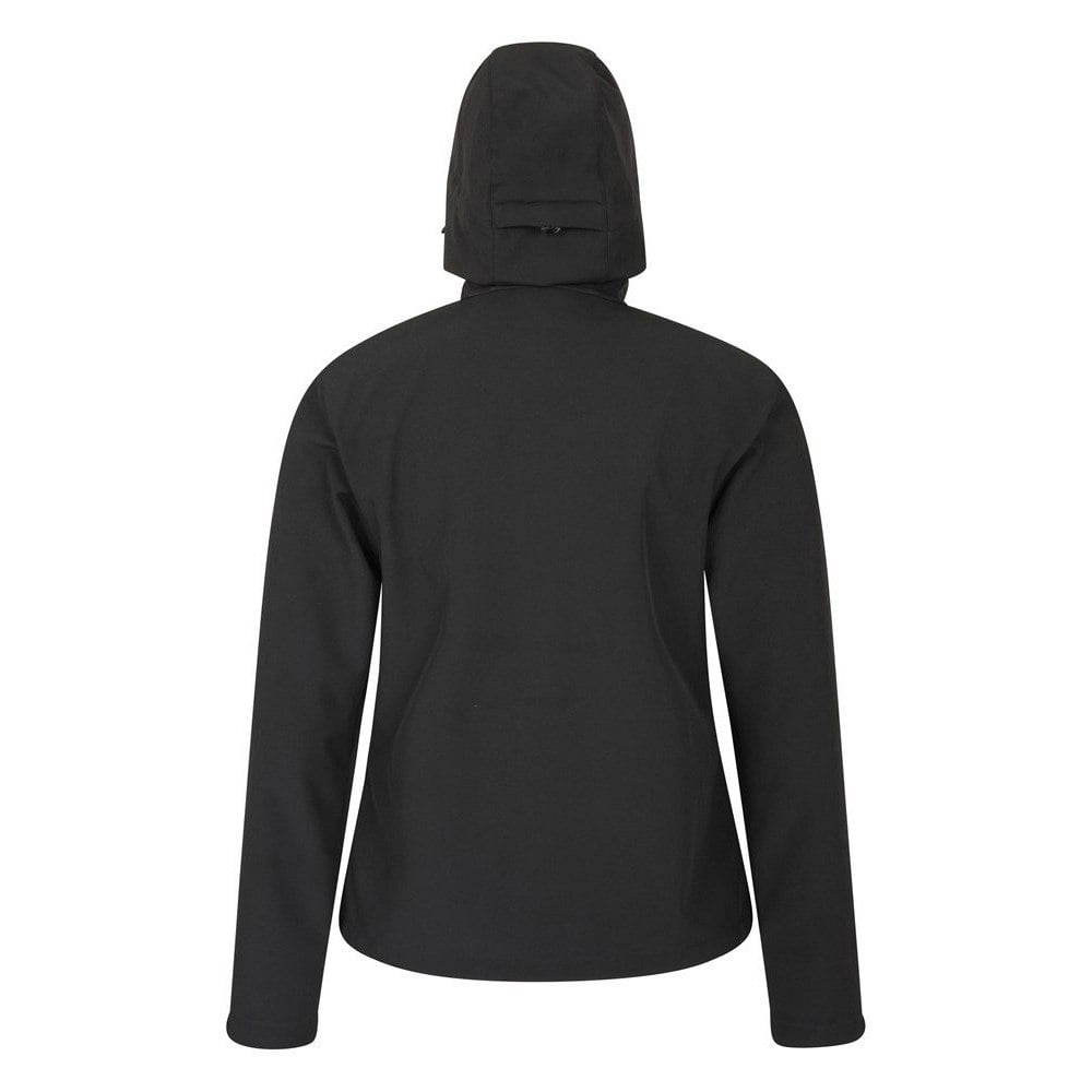 Mountain Warehouse Womens/Ladies Exodus Breathable Soft Shell Jacket - Black