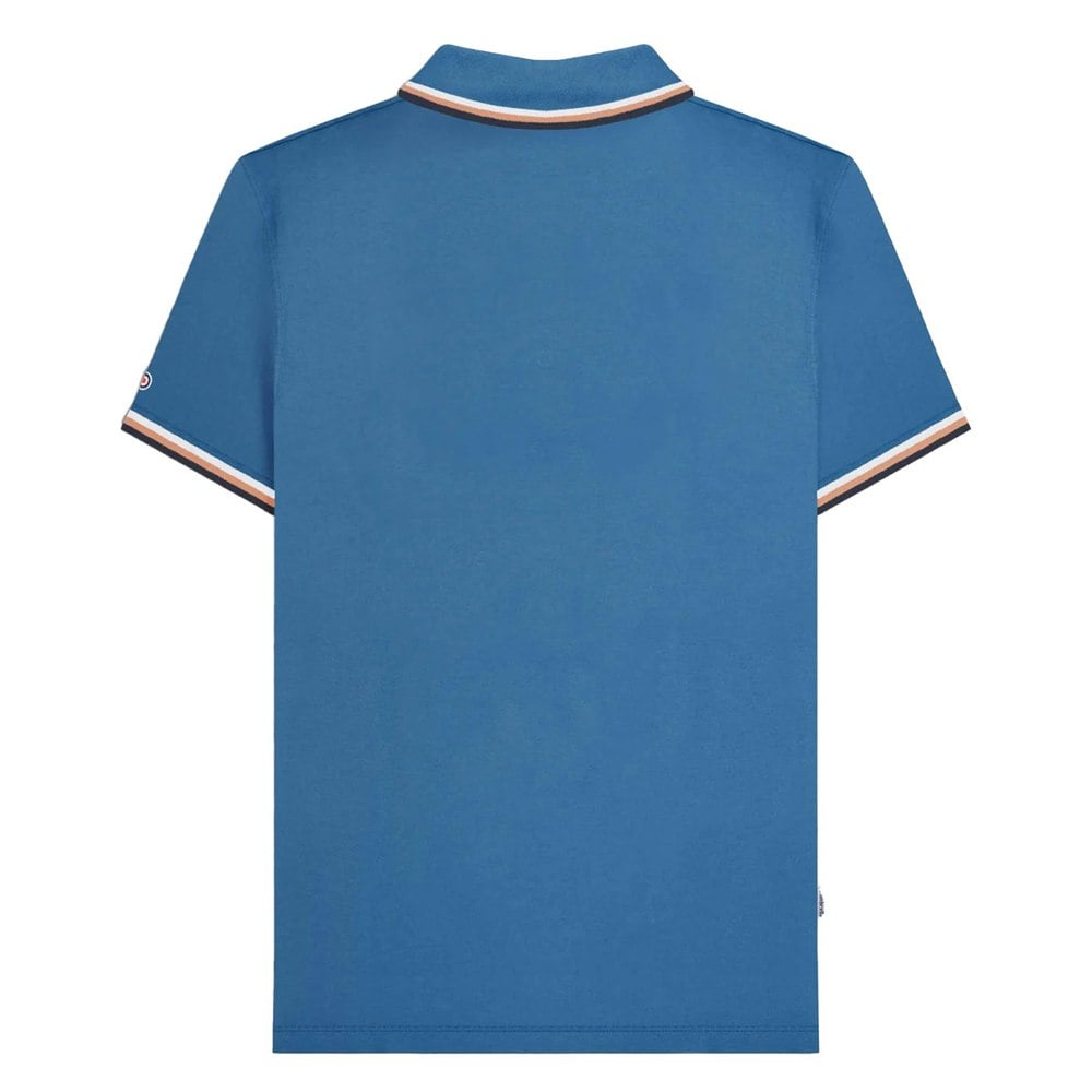 Lambretta Mens SS25 Triple Tipped Polo Shirt - Dark Blue