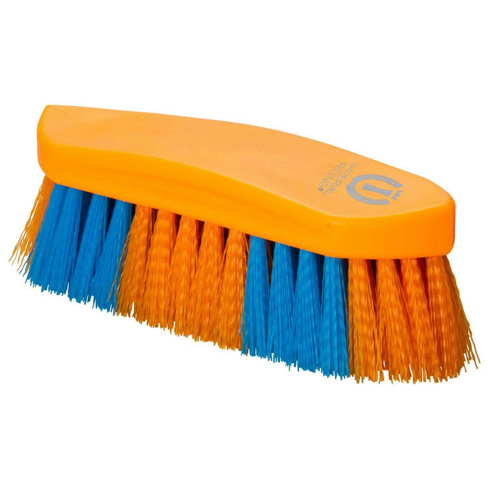 Imperial Riding Two Tone Horse Dandy Brush - Neon Orange