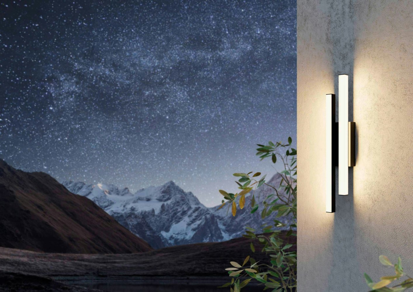 EGLO Serricella LED Linear Exterior Wall Light