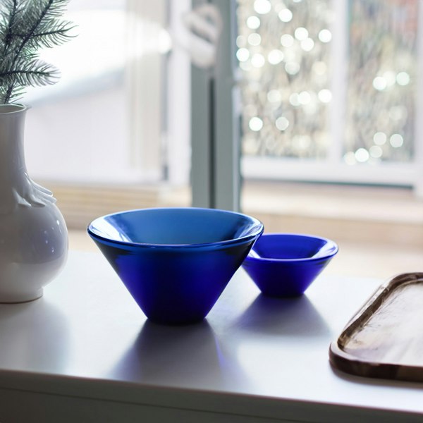 Silver Lining Bowl Blue Small - Nick Munro