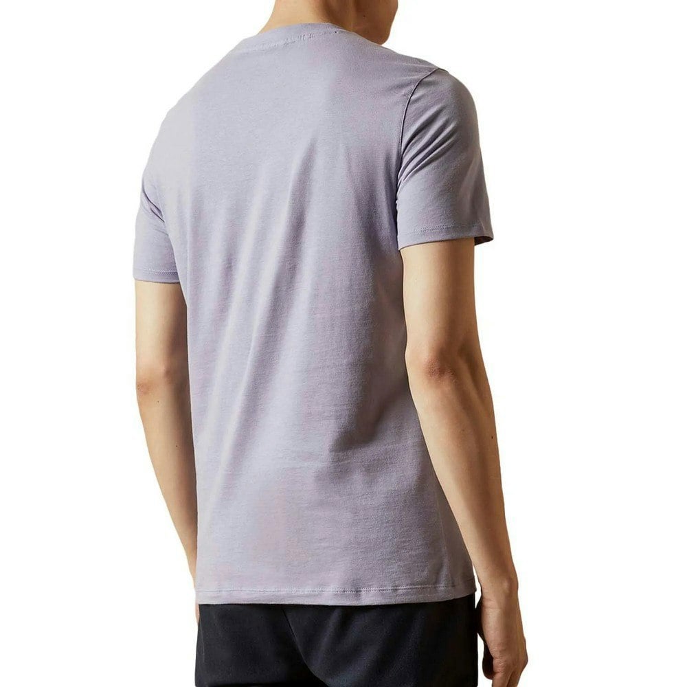 Ted Baker Mens Broni Branded T-Shirt - Lilac