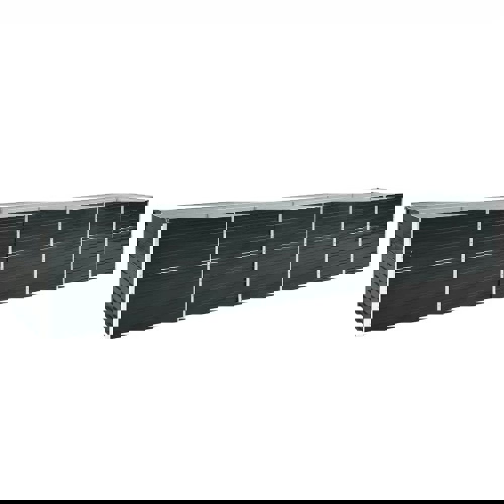 Berkfield Garden Raised Bed Galvanised Steel 480x80x77 cm Anthracite