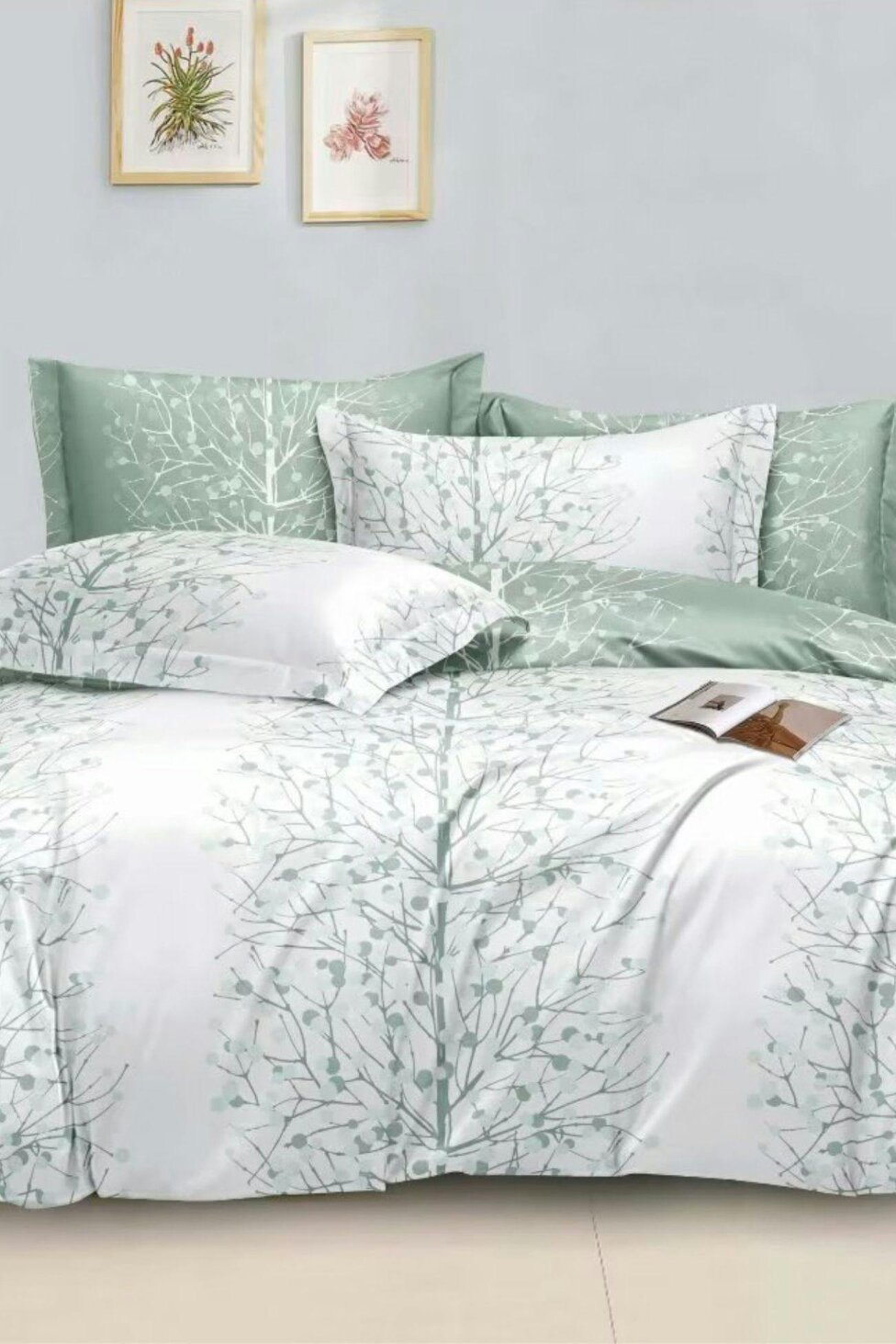 Ezysleep Green Nature Printed Duvet Set