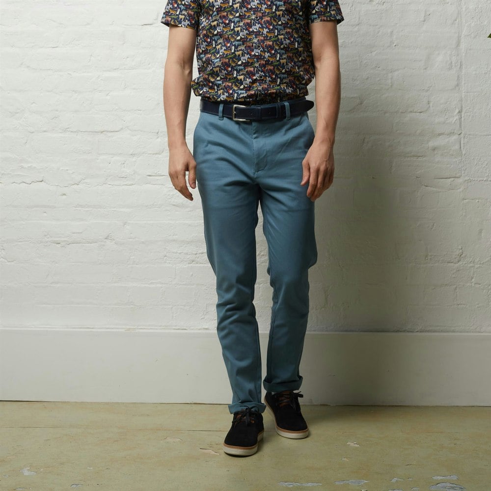 Gabicci V54GT14 Mens Curtis Stretch Twill Trousers Gabicci Vintage - AQUA