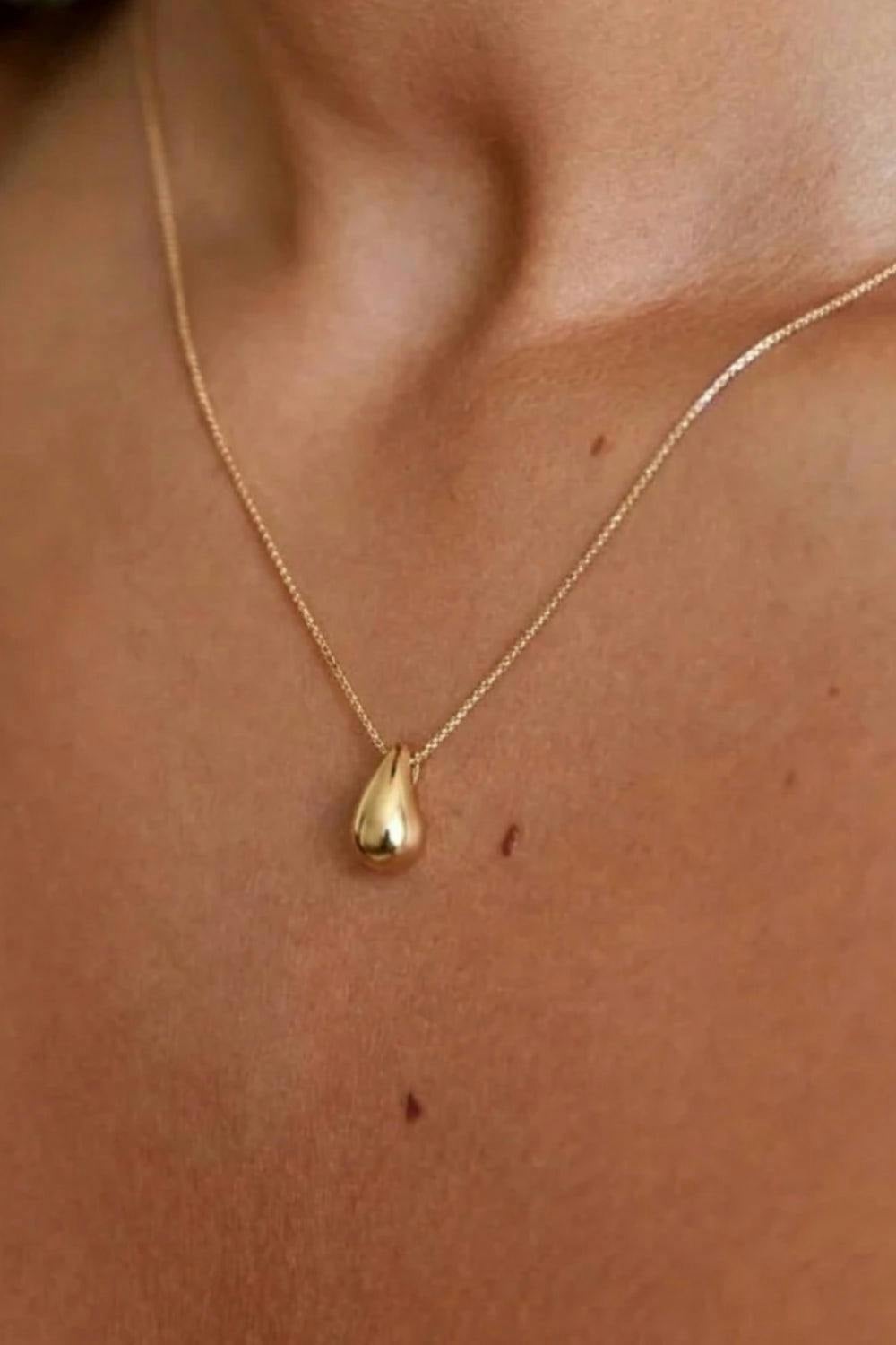 Gold Plated Waterdrop Necklace