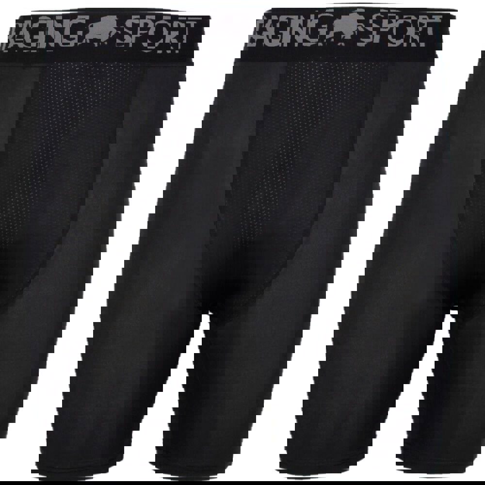 Raging Bull Mens Compression Shorts - Black
