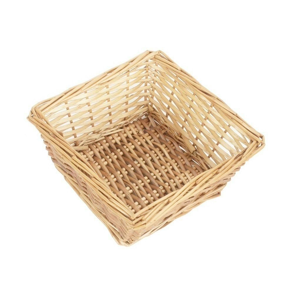 Square Split Willow Wicker Tray