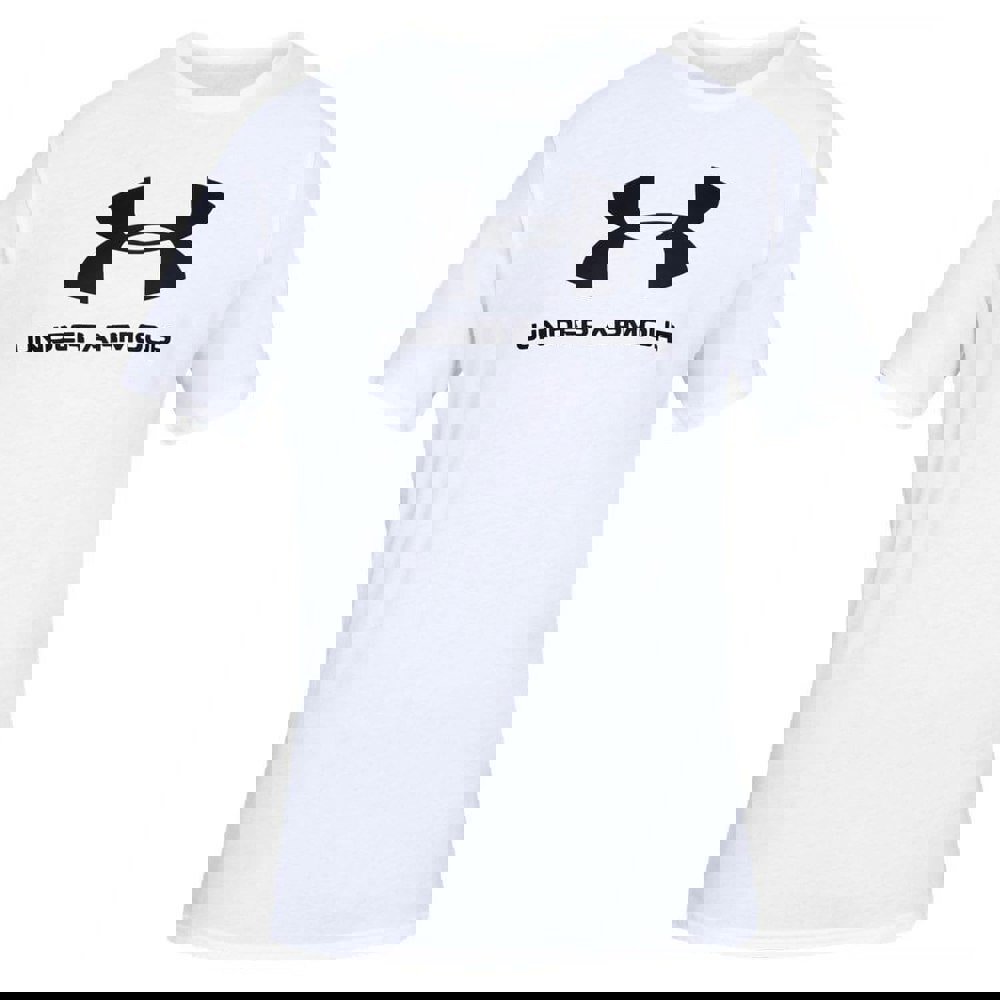 Under Armour Mens Sportstyle Logo T-Shirt - White