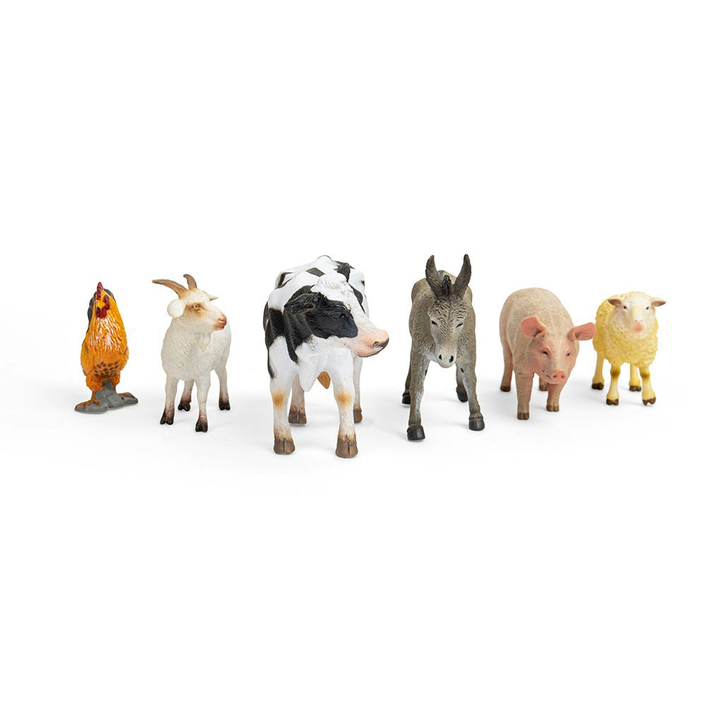 CollecA Farm Figurines Starter Pack - Includes 6 Animals