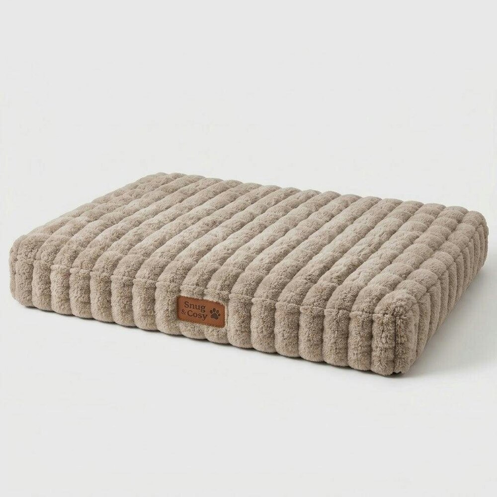 Snug and Cosy Pets Ripple Faux Fur Mattress
