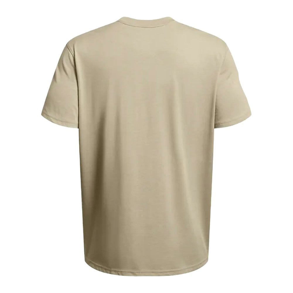 Under Armour Mens Label Heavyweight T-Shirt - Brown
