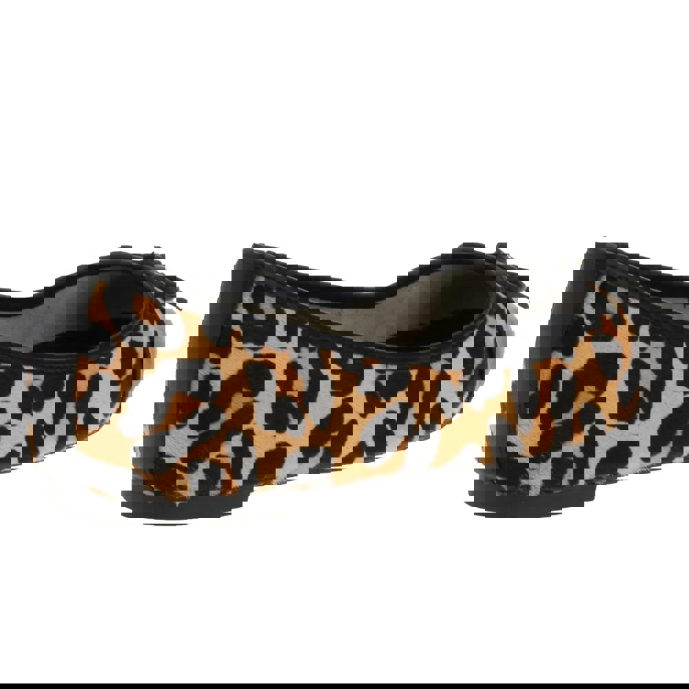 Dune London Womens/Ladies Harpington Leather Ballerina Flats - Brown/Black