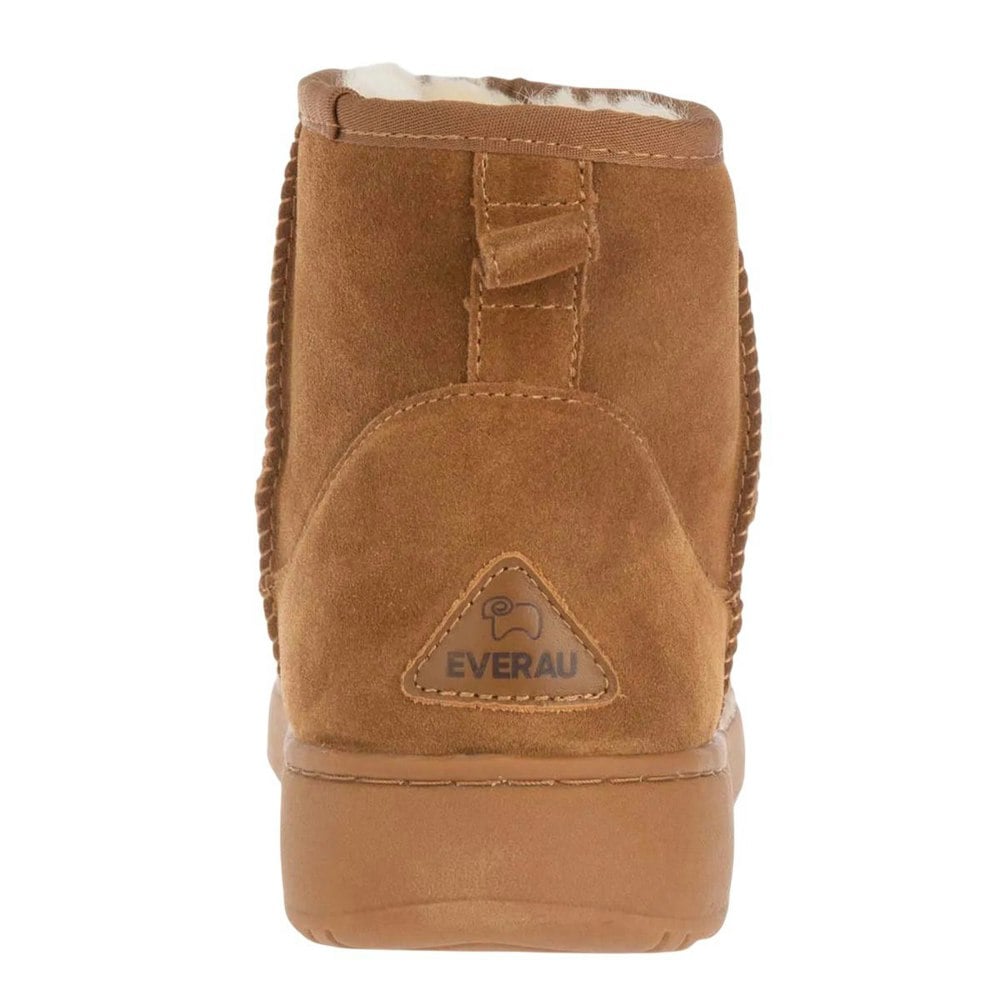 EverAu Womens/Ladies Rosella Cow Suede Outdoor Boots - Chestnut