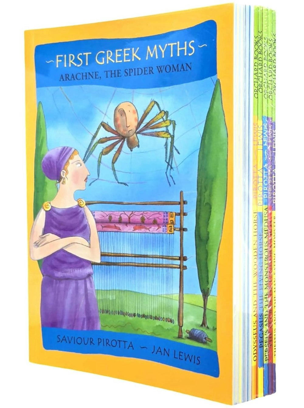 First Greek Myths Series 10 Book Set by Saviour Pirotta, Jan Lewis