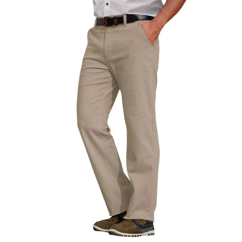 Atlas For Men Mens Stretch Chinos - Taupe