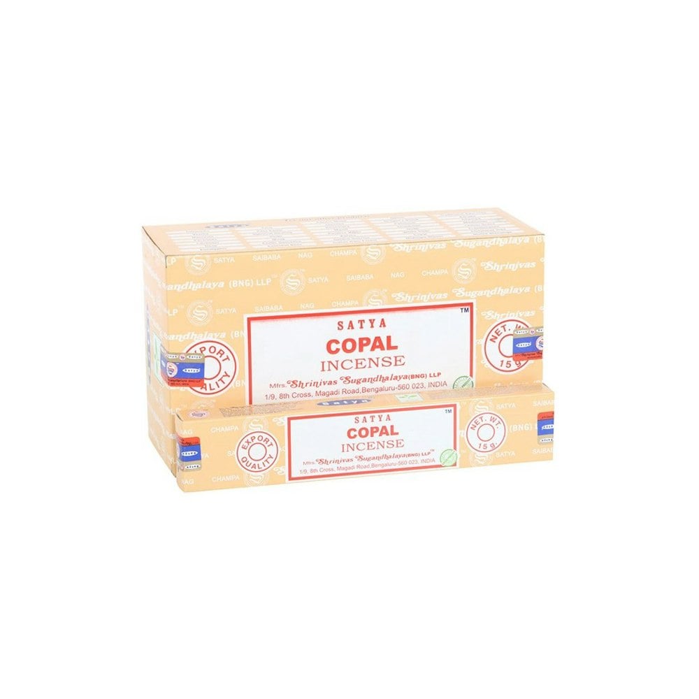 Serano 12 Packs of Copal Incense Sticks by Satya