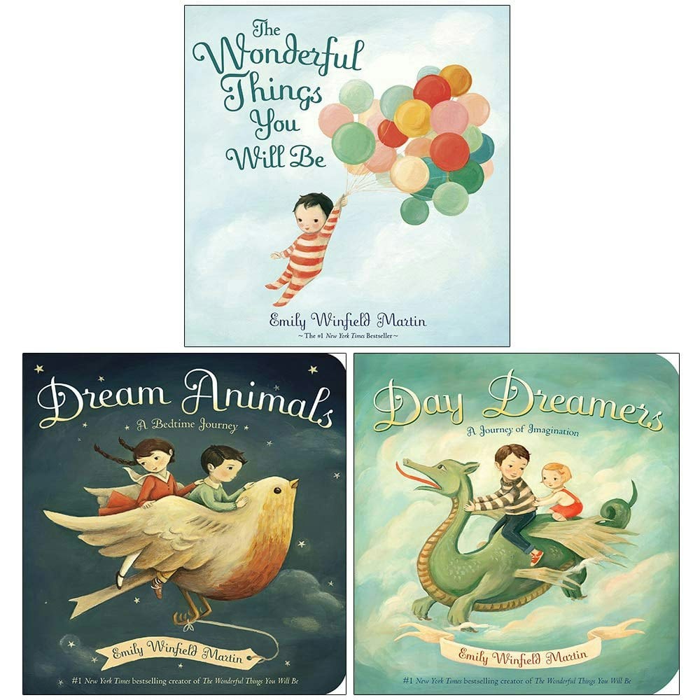 Emily Winfield Martin 3 Book Set The Wonderful Things You Will Be, Dream Animals, Day Dreamers