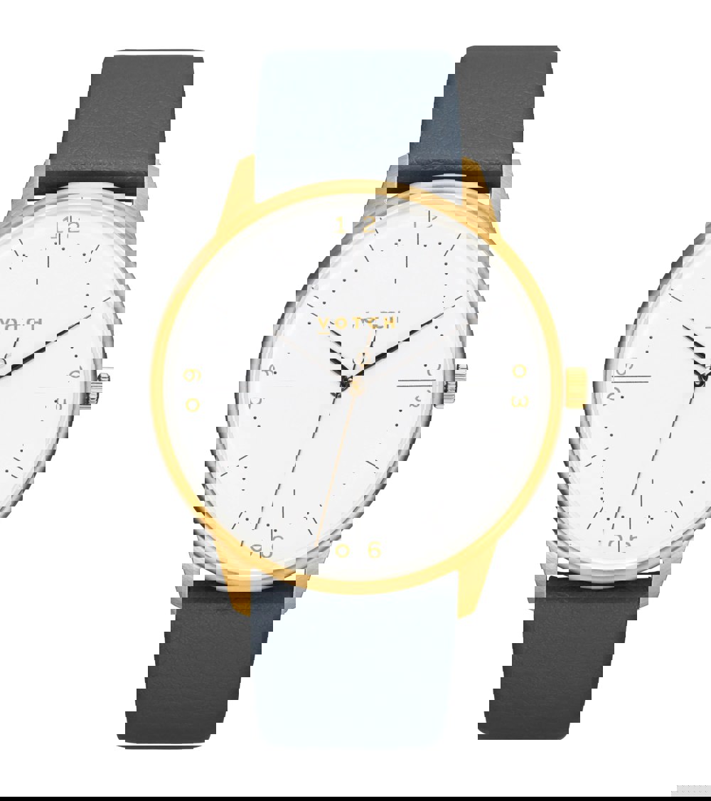 Votch Gold & Navy Watch | Aalto