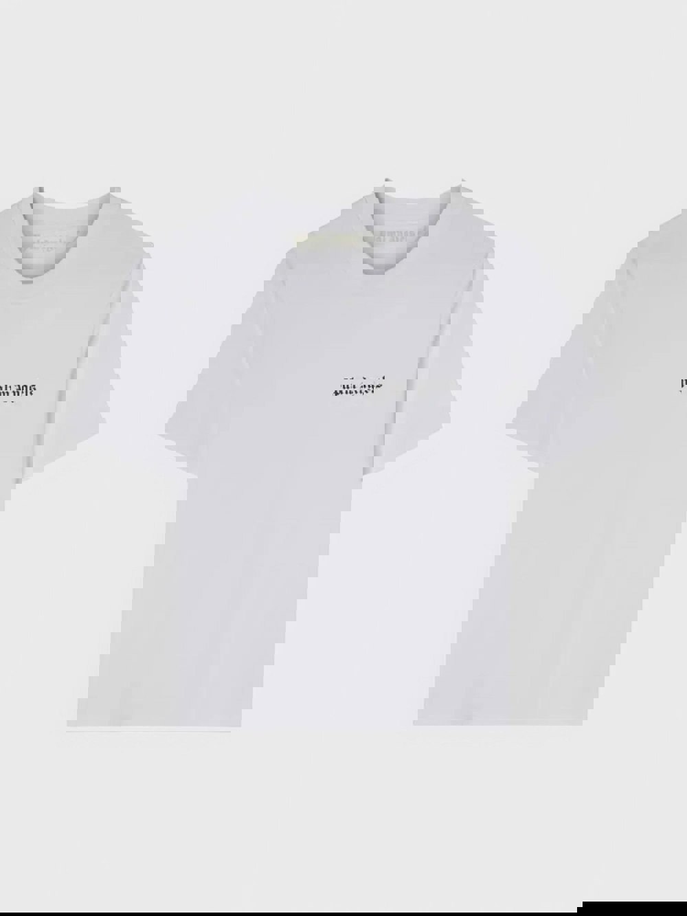 Palm Angels Classic Logo Fitted Tee White - Supplied FashionPalm Angels