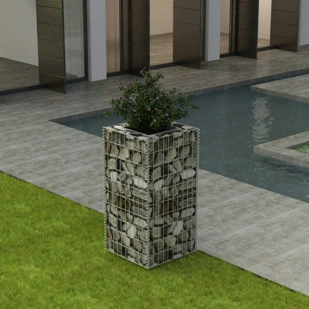 Berkfield Gabion Raised Bed Steel 50x50x100 cm